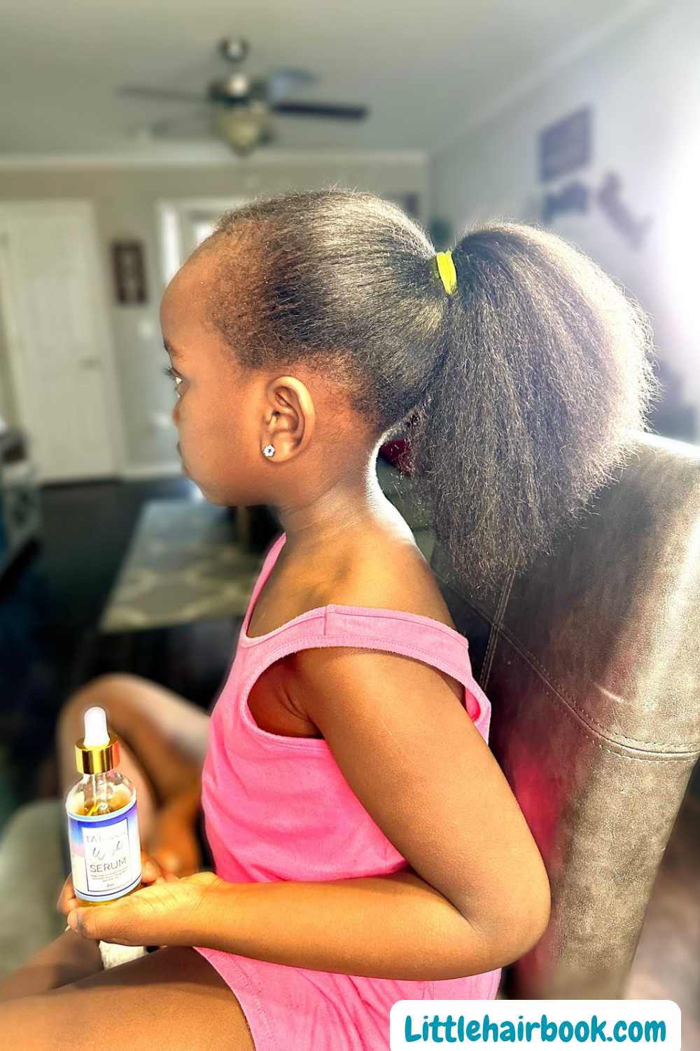 A child sitting down