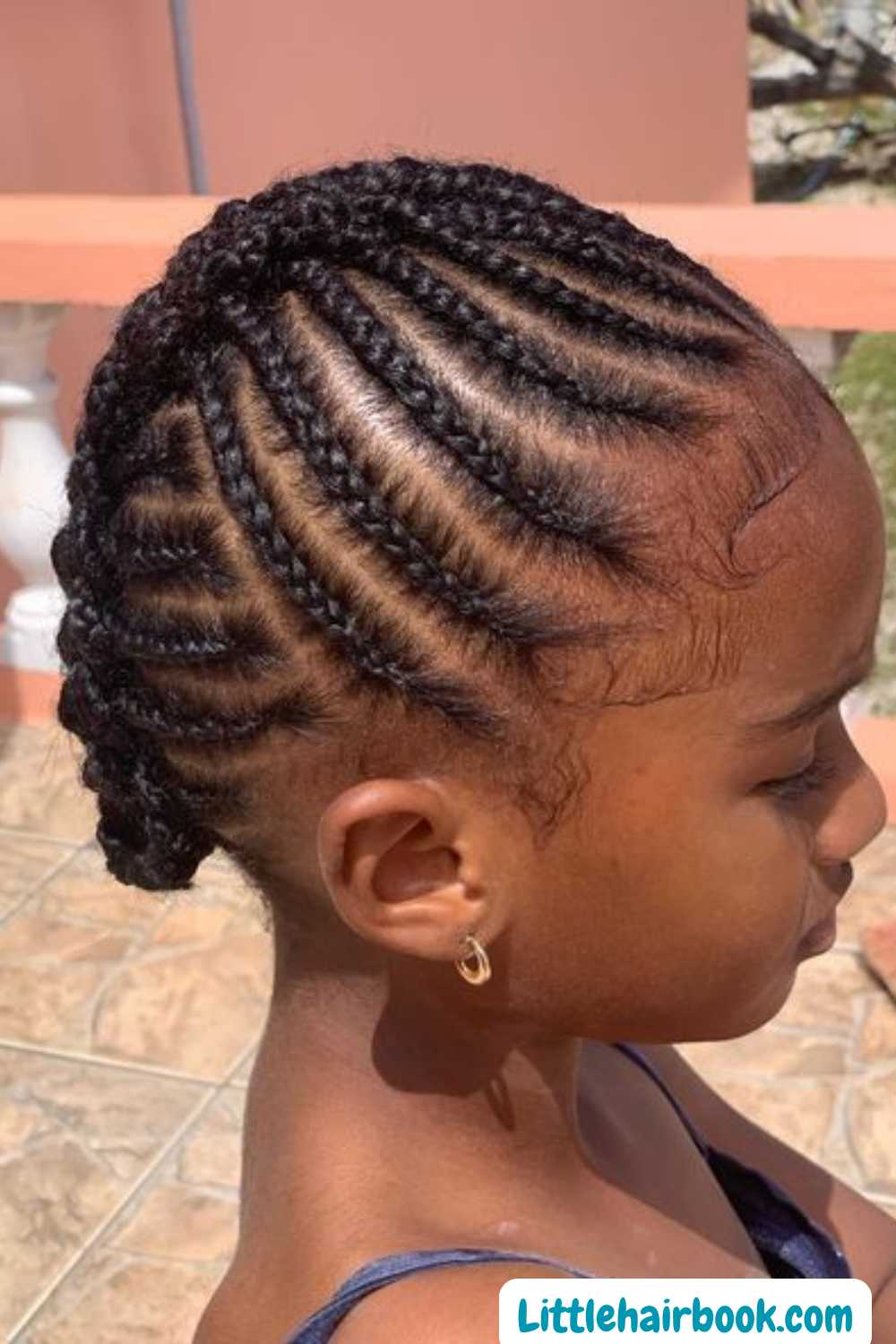 A Fine girl showing us her hair