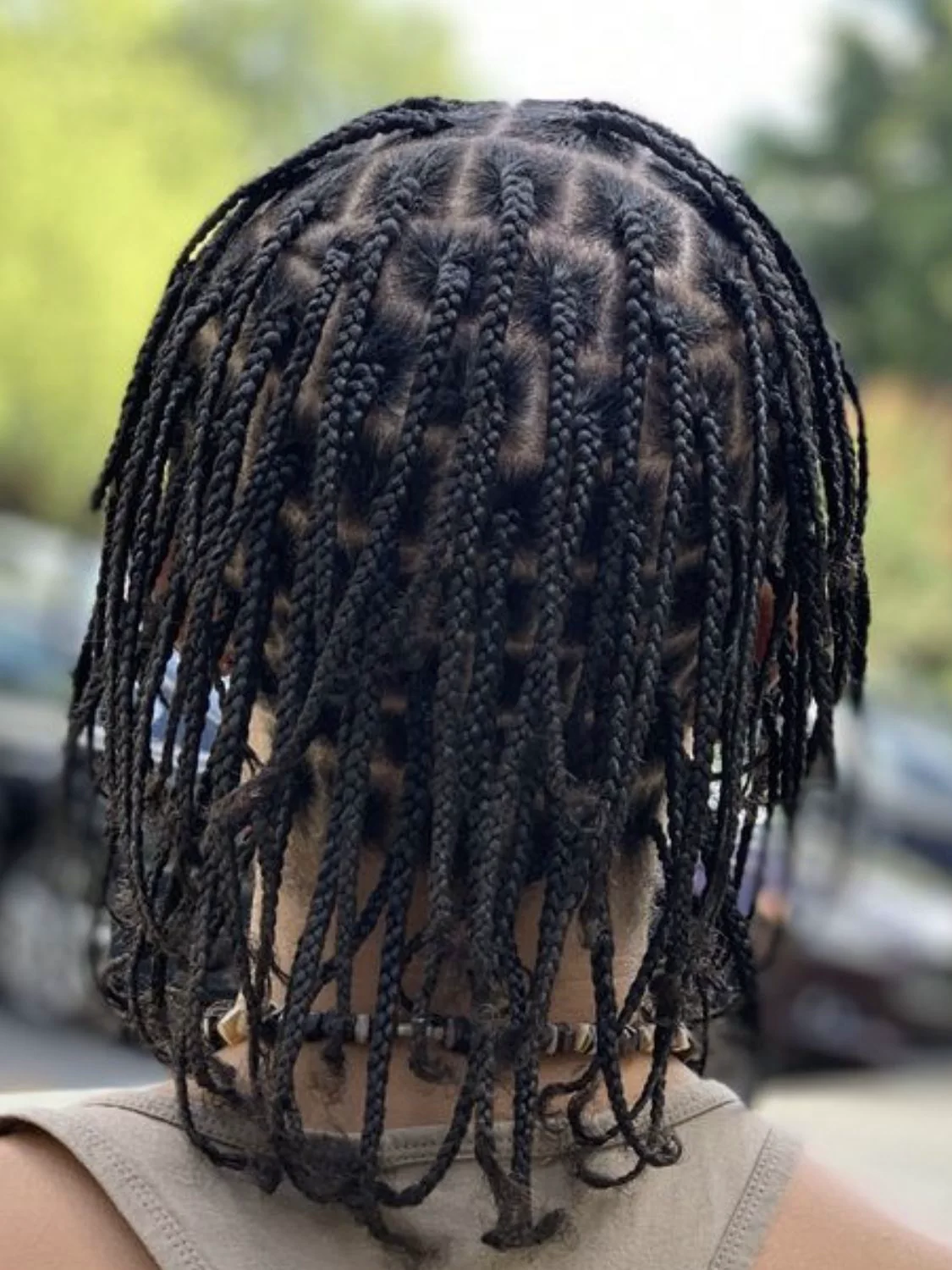 Box Braids on Natural Hair