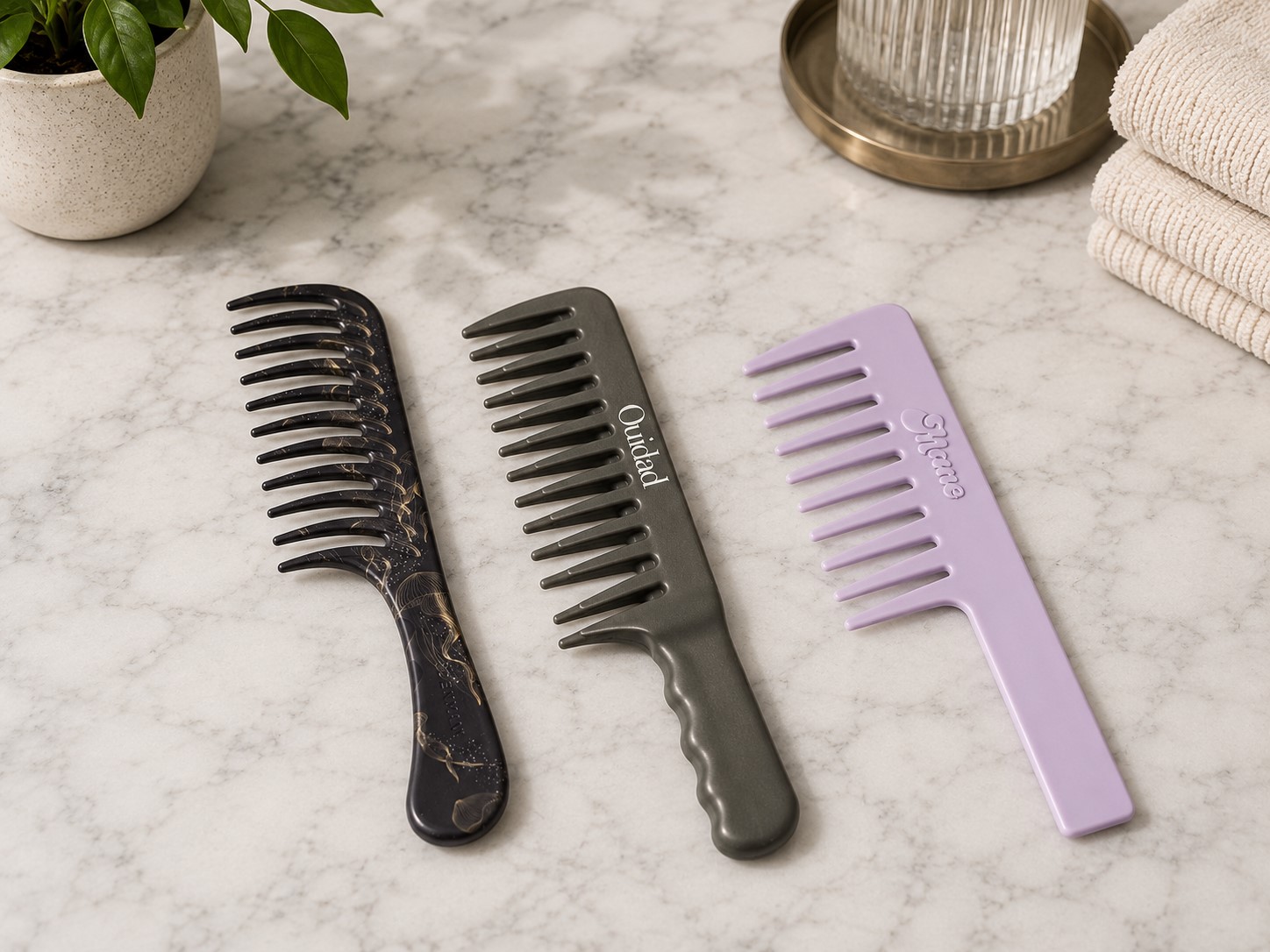 Combs for Natural and Coily Hair