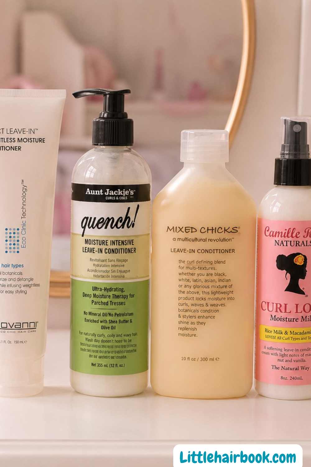 products on a table