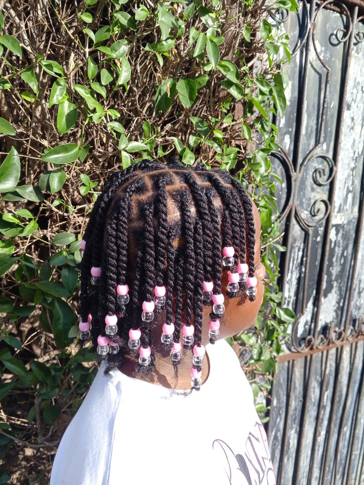 Natural Hair With Beads