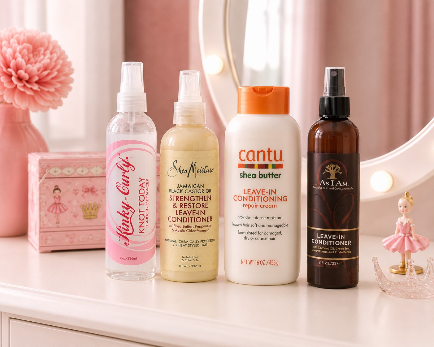 PRODUCTS ON A TABLE