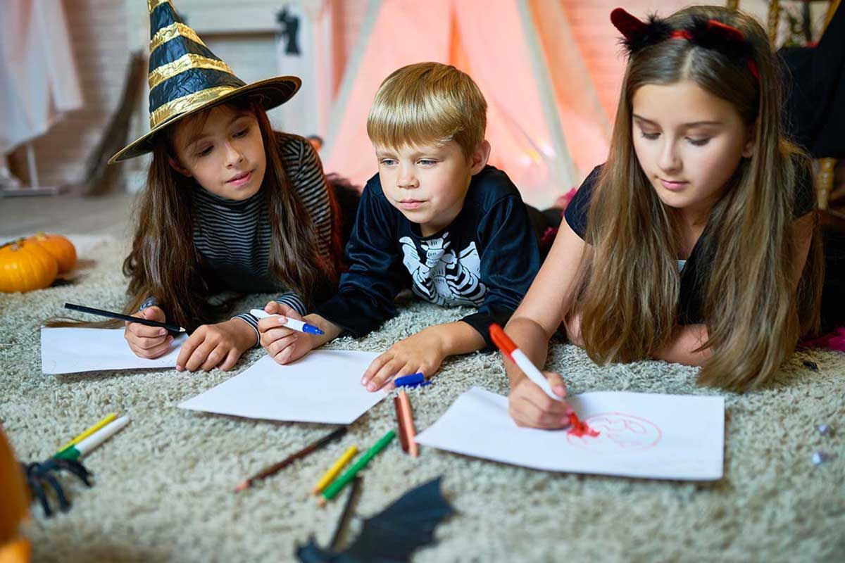 Halloween Coloring Party