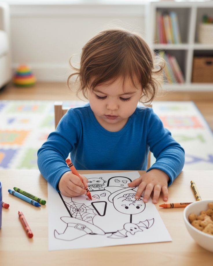 Halloween Coloring Time