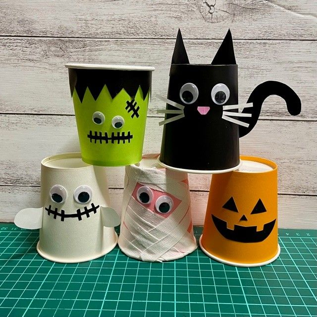 Halloween Monster Paper Cup