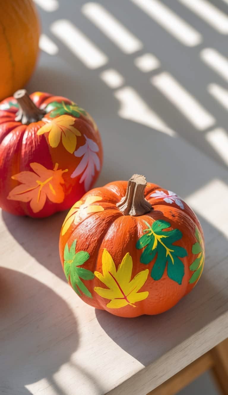 Pumpkin Sticker Decorating