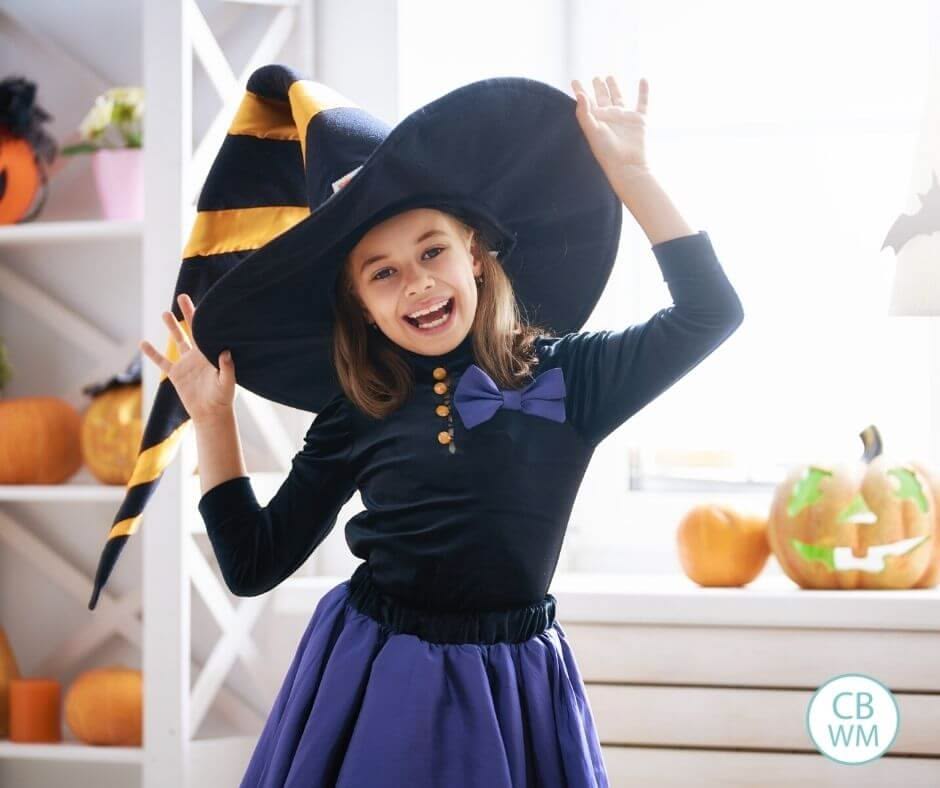 Turn on some fun Halloween music and let your toddler march around the room.
